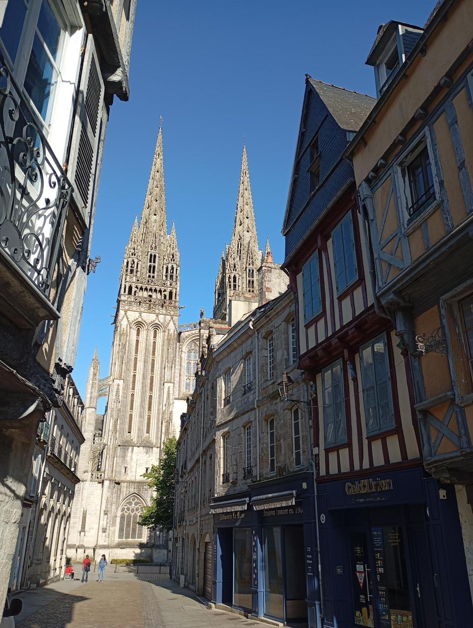Escapade Romantique Sous Les Toits De Kereon - Centre Historique, Rue Pietonne Quimper Dış mekan fotoğraf